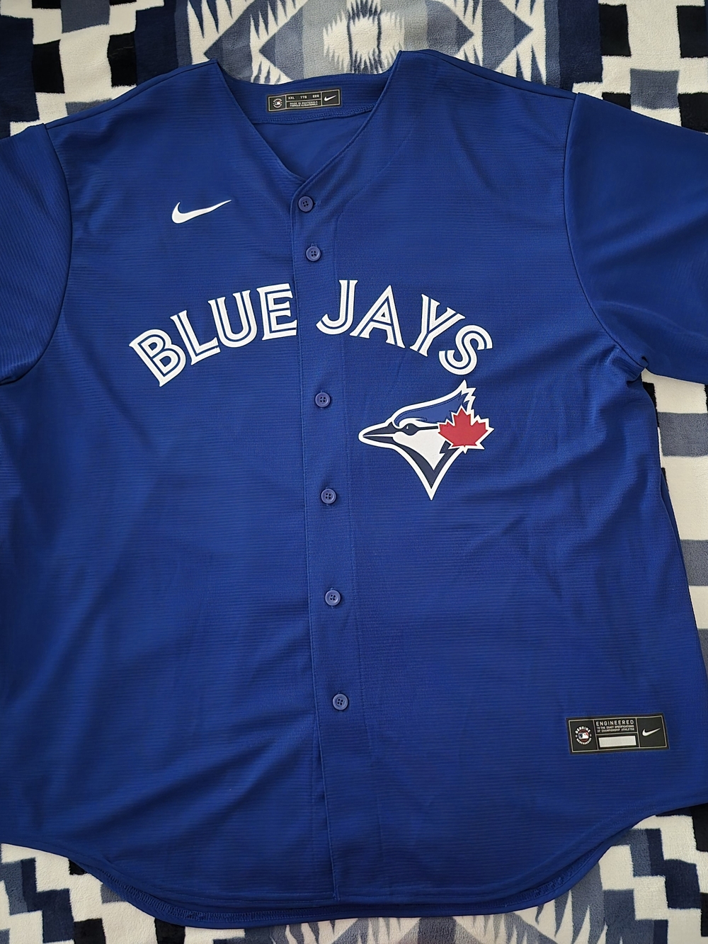 Nike MLB Blue Jays Royal Blue Baseball Jersey Biggio XXL